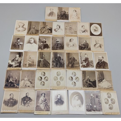 70 - CARTES DES VISITE: a group of 40 inc. English and European royalty, Alexander II, Queen Victori... 