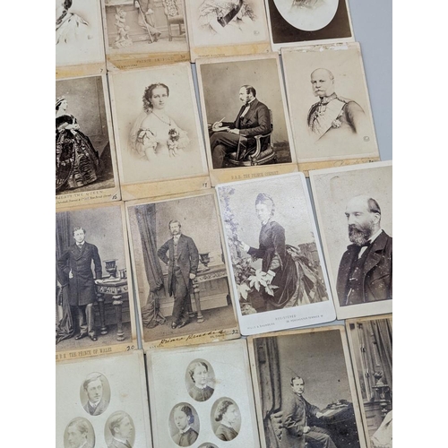 70 - CARTES DES VISITE: a group of 40 inc. English and European royalty, Alexander II, Queen Victori... 