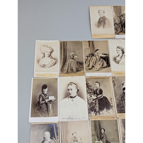 70 - CARTES DES VISITE: a group of 40 inc. English and European royalty, Alexander II, Queen Victori... 