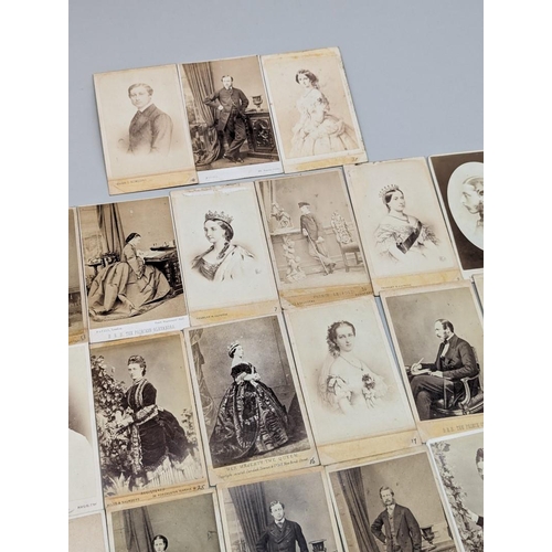 70 - CARTES DES VISITE: a group of 40 inc. English and European royalty, Alexander II, Queen Victori... 