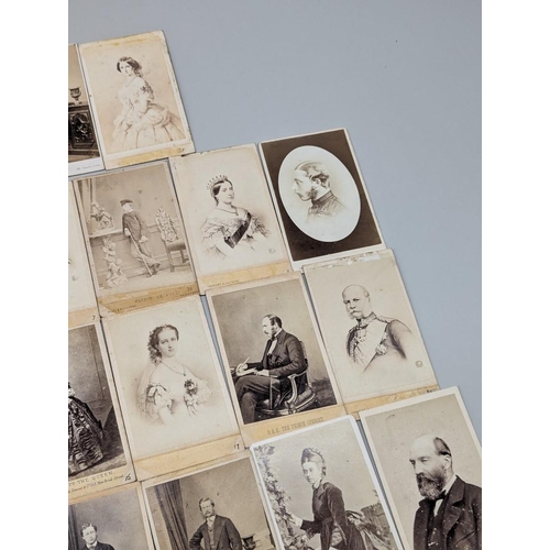 70 - CARTES DES VISITE: a group of 40 inc. English and European royalty, Alexander II, Queen Victori... 