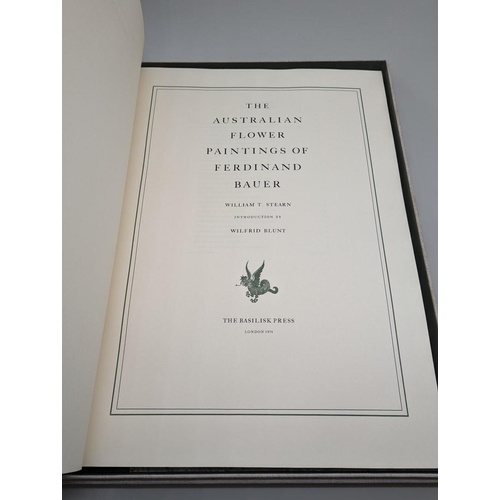 71 - BASILISK PRESS: STEARN (William T & Wilfrid Blunt): 'The Australian Flower Paintings of Ferdinan... 