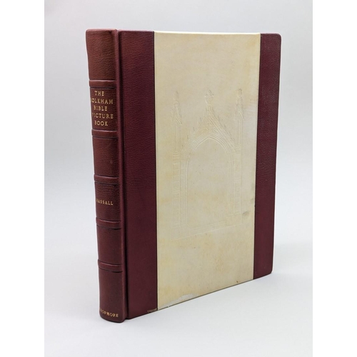 75 - HASSALL (W O): 'The Holkham Bible Picture Book..': London, Dropmore Press, 1954: original red h... 