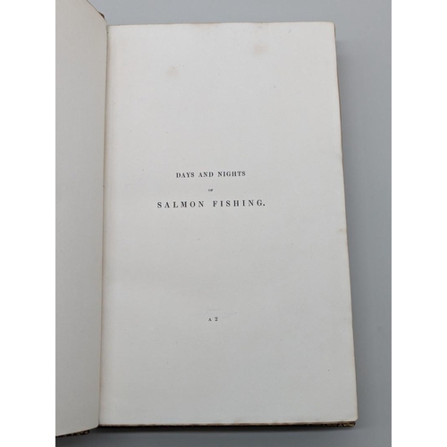 85 - FINE BINDING: SCROPE (William): 'Days and Nights of Salmon Fishing in the Tweed..': London, Joh... 