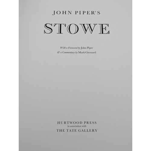 91 - PIPER (John, British, 1903-1992): 'John Piper's Stowe': Hurtwood Press in association with Tate Gall... 