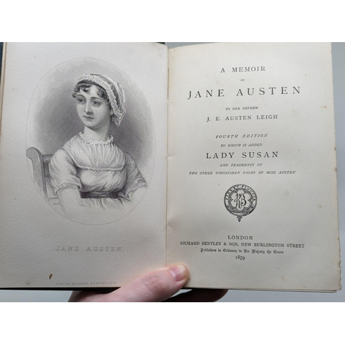 92 - AUSTEN (Jane): (Novels): 6 vols, publishers blind tooled dark green cloth gilt, rubbed with som... 