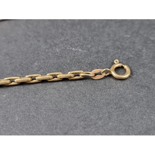 1010 - A 9ct gold chain, 41cm long, 11.6g.