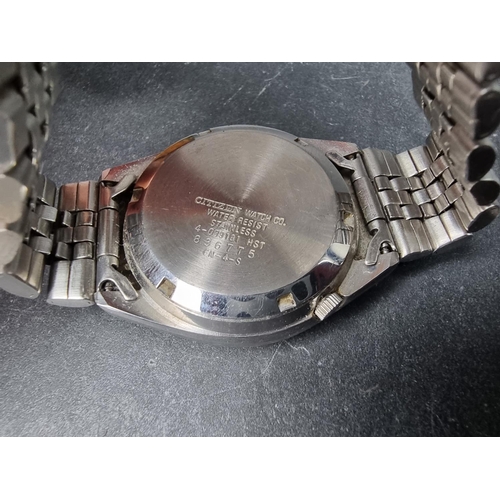 1153 - A Citizen 'Eagle' stainless steel automatic wristwatch, 36mm, Ref. CN-4-S, on original jubilee brace... 