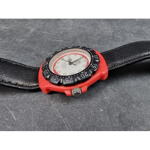 1157 - A 1990s Tag Heuer 'Formula 1' quartz wristwatch, 35mm, Ref. 385.513/1, on replacement leather strap.... 