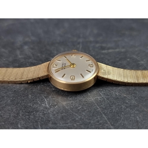 1159 - A vintage Vertex 'Revue' 9ct gold manual wind ladies wristwatch, 19mm, Ref. 808/2, Serial No. 08418,... 