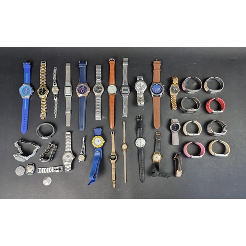 1191 - A quantity of watches; (Seiko is not in this lot).