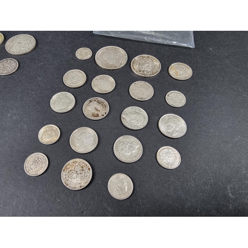 879 - Coins: various European .835 and 925 coins, gross weight 106g. (29)