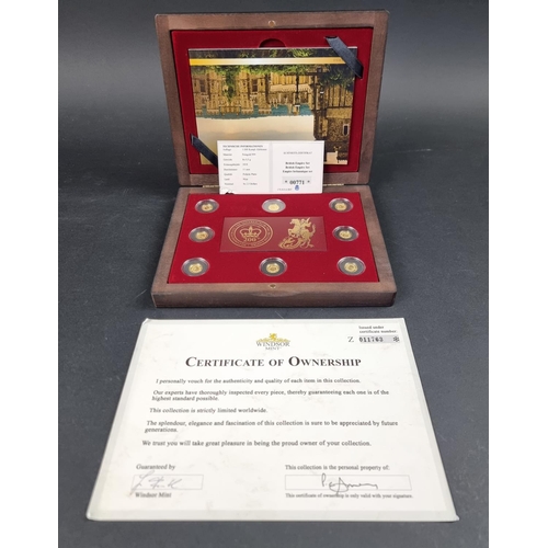 882 - Coins: a cased 2018 New Zealand Mint '200 Years of Monarchs of the British Empire', comprising of ei... 