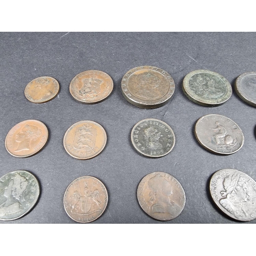 893 - Coins: a quantity of George III and later UK, British Empire, Ireland, Guernsey and other copper coi... 