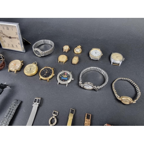 1190 - A quantity of vintage and modern wristwatches and pocket watches.