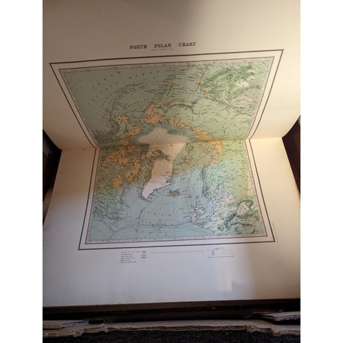 344 - ATLASES: JOHNSTON (Keith): 'The Royal Atlas of Modern Geography', 1898: with 56 maps, lacks tit... 