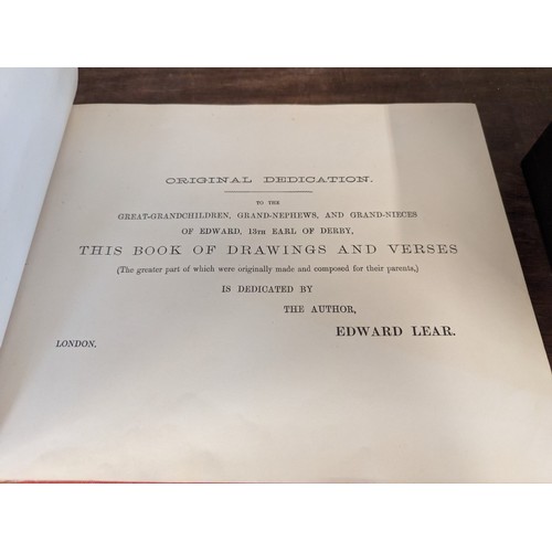 406 - LEAR (Edward): 'The Book of Nonsense..': London, Frederick Warne & Co, n.d (c.1900): thirty-nint... 