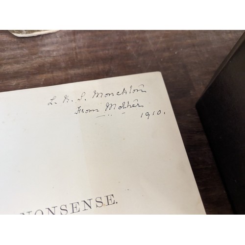 406 - LEAR (Edward): 'The Book of Nonsense..': London, Frederick Warne & Co, n.d (c.1900): thirty-nint... 