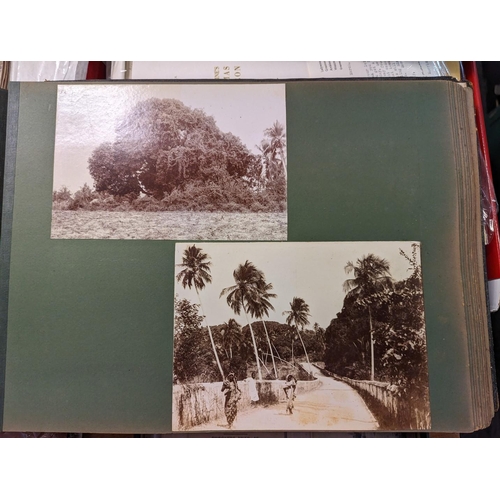 114 - PHOTOGRAPH ALBUM: SOUTH AFRICA/ZANZIBAR: late 19thc album of approx 85 albumen-print photograph... 