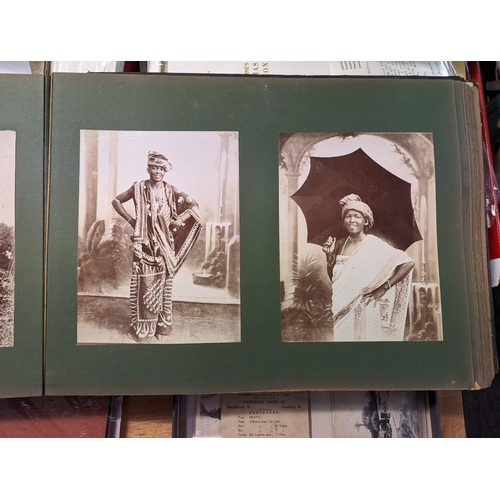 114 - PHOTOGRAPH ALBUM: SOUTH AFRICA/ZANZIBAR: late 19thc album of approx 85 albumen-print photograph... 