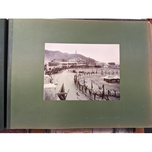 114 - PHOTOGRAPH ALBUM: SOUTH AFRICA/ZANZIBAR: late 19thc album of approx 85 albumen-print photograph... 