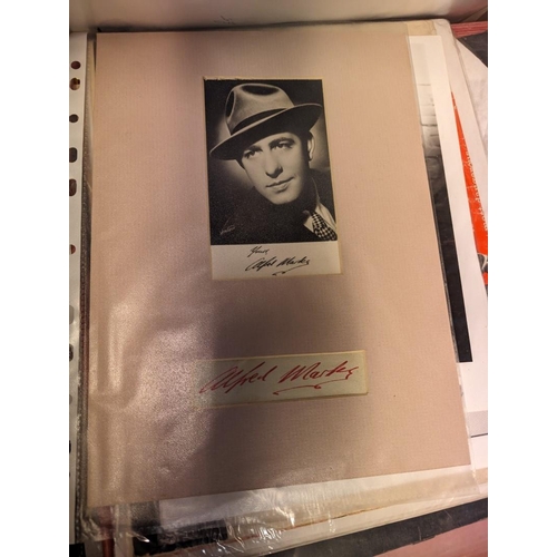 271 - FILM/ENTERTAINMENT: autographs, photographs and other ephemera, a large and varied collection i... 