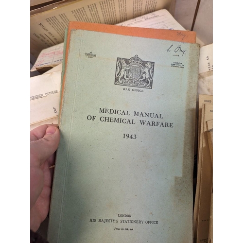 288 - CIVIL DEFENCE TRAINING MANUALS: a large quantity in box, largely late 1930s-early 1940s, includ... 