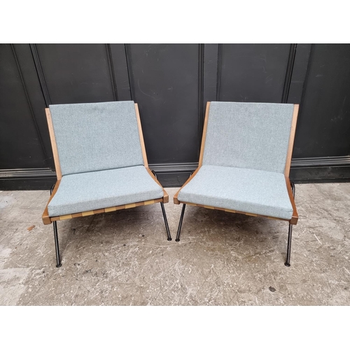 1083 - A pair of 1950s Chevron chairs, by Robin Day. (2)