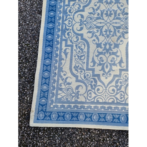 1132 - Two modern Chinese rugs; together with a modern Marks and Spencer's rug, largest, 210 x 138cm. (3)... 