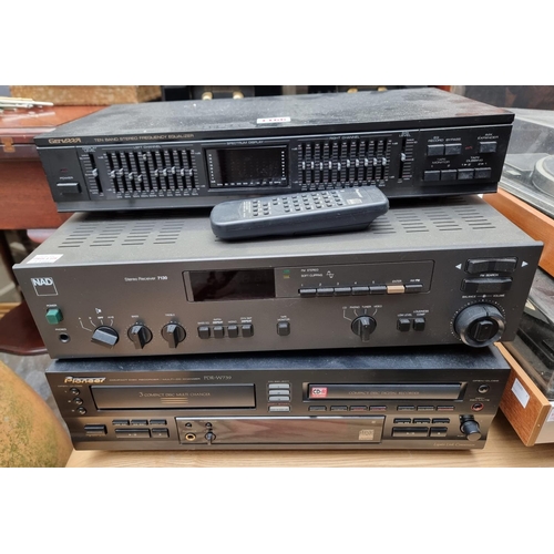 1166 - Hi-Fi Equipment: a NAD 7130 Stereo Receiver; and other items. (9)