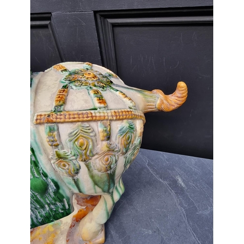 1227 - A large Chinese Tang style pottery horse, 54cm high.