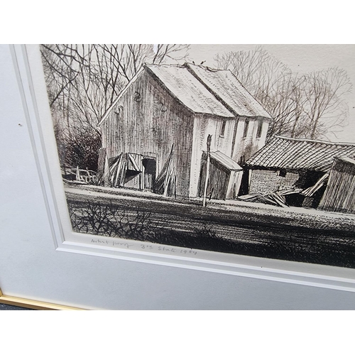 1331 - Rowland Hilder, 'The Lane, High Halstow', signed and inscribed 'Artists Proof 3rd State 1954', engra... 