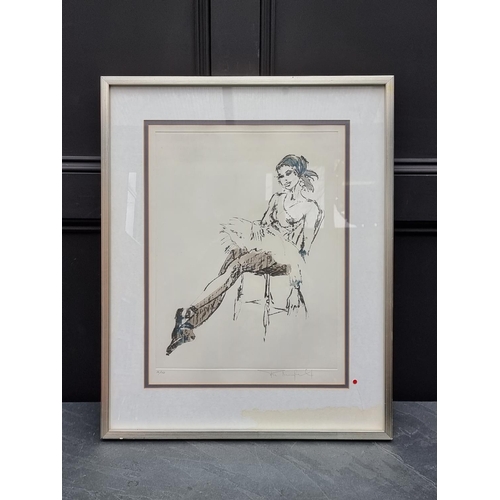 1332 - Tom Merrifield, seated ballet dancer, two works, each signed and numbered 129/250 and 12/150 respect... 