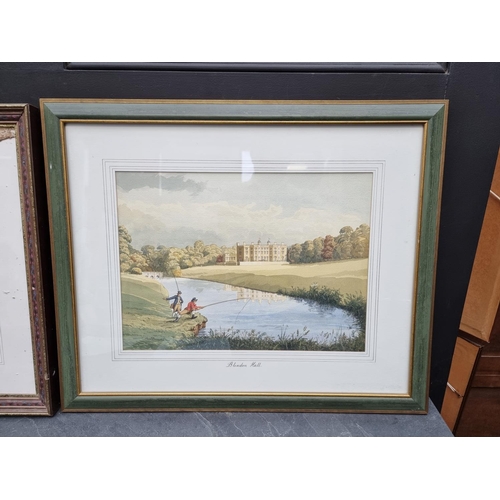 1358 - Paul Linington, 'Landing at St John's, Erith'; 'Blendon Hall' a pair, each signed, watercolour, 26.5... 