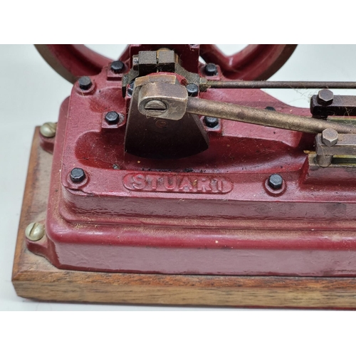 1580 - A Stuart stationery steam engine.