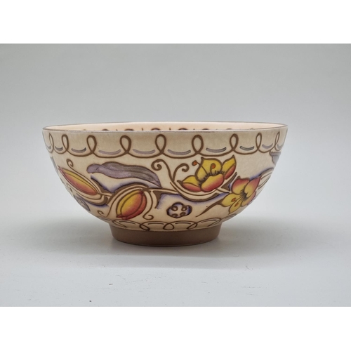 1589 - A Bursley Ware Charlotte Rhead bowl, 19cm diameter.