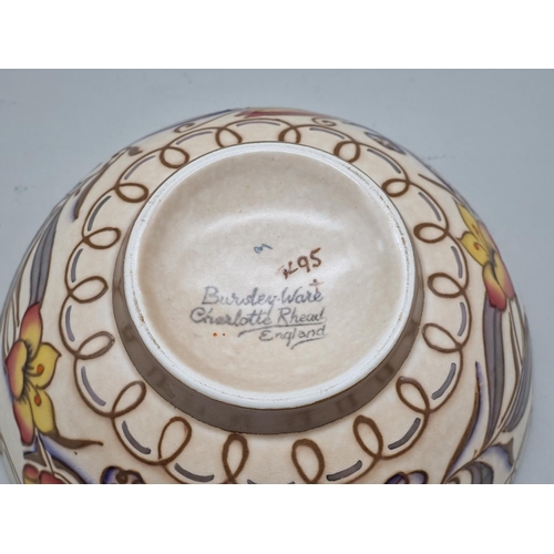 1589 - A Bursley Ware Charlotte Rhead bowl, 19cm diameter.