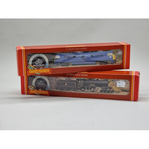 1807 - Railway: Hornby 00 gauge: 2 boxed locomotives, comprising: R.259 'Yorkshire' BR Class D41/1; an... 