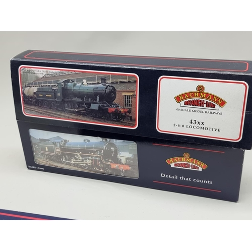 1814 - Railway: Bachmann 00 gauge: a collection of locomotives, to include: 31.152 Black Livery; 31-70... 