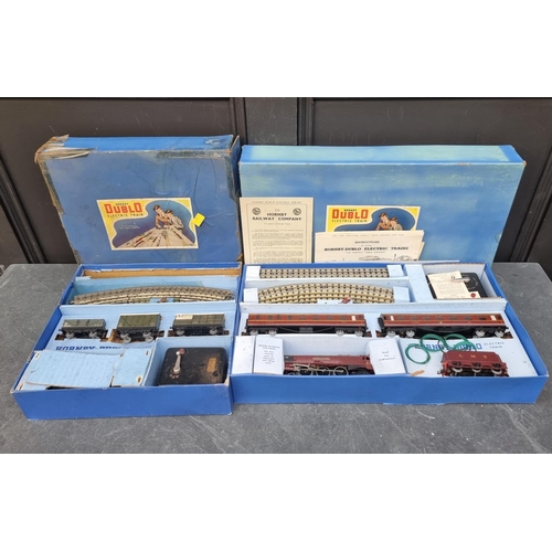 1822 - Hornby: OO Gauge: two vintage boxed train sets, comprising: EDP2 'Duchess of Atholl'; together ... 