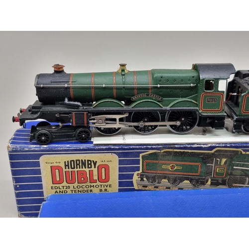 1834 - Hornby: OO Gauge: a vintage locomotive, EDLT20 'Bristol Castle' and tender; together with EDL12... 