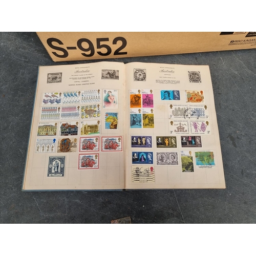 1400A - Stamps: a collection of albums and stock books. 