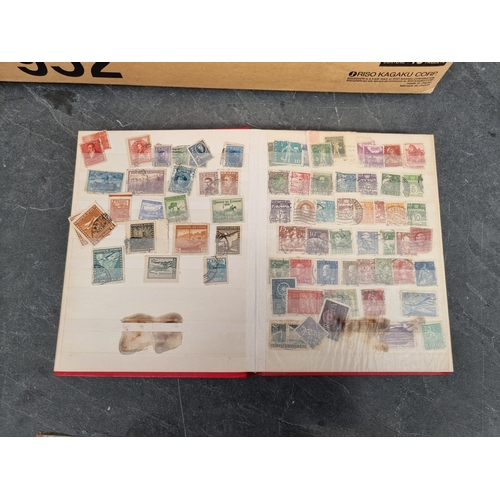 1400A - Stamps: a collection of albums and stock books. 