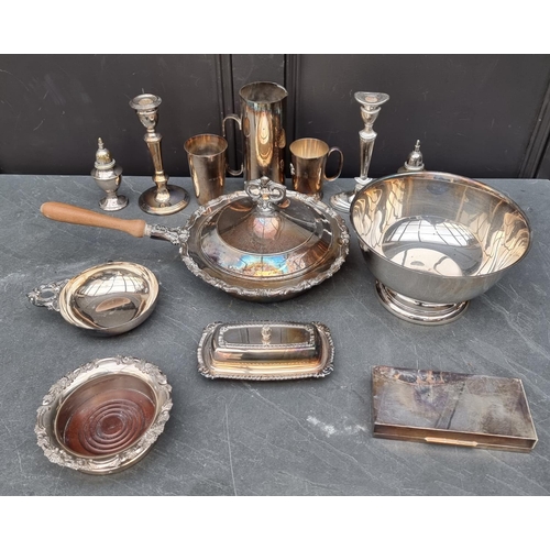 1785 - A collection of silver plate.