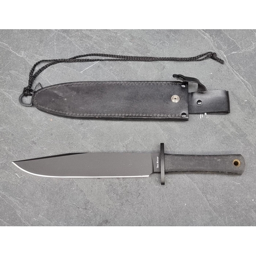 113 - A Cold Steel 'Trail Master' knife and sheath, having 24cm blade.