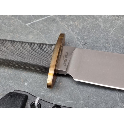 120 - A Cold Steel 'Trail Master' knife and sheath, having 24cm blade.