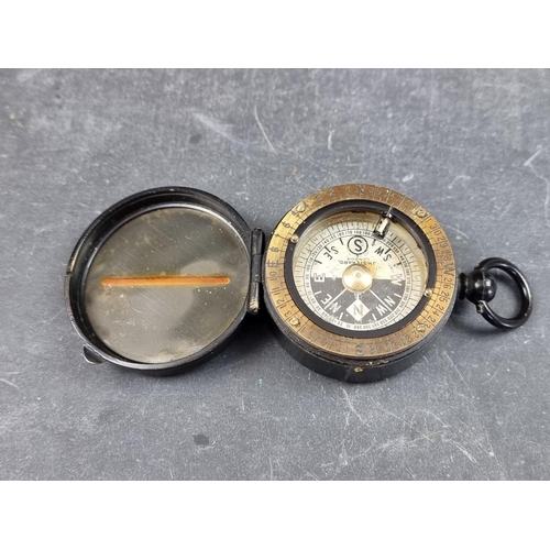 176 - A circa 1940s Cavalry School compass, by J H Steward, London, 51mm.