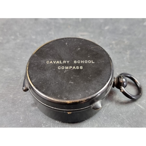 176 - A circa 1940s Cavalry School compass, by J H Steward, London, 51mm.