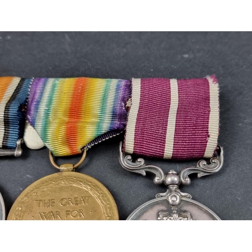 208 - Medals: a WWI trio, to 1378 Sgt later Sgt Major G.F Collis, Manchester Regiment, comprising: 1914 St... 