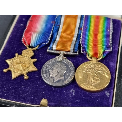 210 - Medals: a WWI trio, to 964 Pte Younger, Royal Fusiliers/SPTS, comprising: 1914-15 Star; War Medal an... 